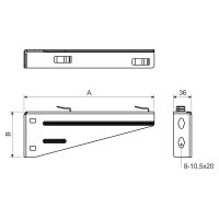 Podpěra 150 žárový zinek KOPOS DZDS 150/B_F