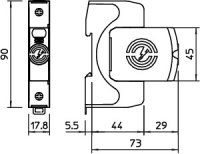 OBO V20-1-320 Svodič přepětí  typ 2 1P 40kA(8/20) 320V