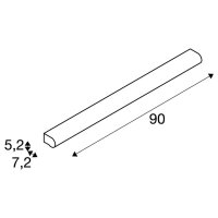 MARYLIN LED venkovní nástěnné nástavbové svítidlo chrom IP44 3000K 21W
