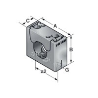 Držák hadice UH-S M20/P16 černý MURRPLASTIK 83641450