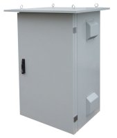 Rozvaděč termoizolovaný LC-07+, 24U 700x600, RAL 7035 s vent. jedn. pravá bočnic