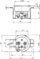 ABB 5517-2312 B Zásuvka vestavná jednonásobná, s ochranným kolíkem