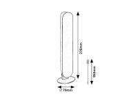 PARKER LED 3W IP20 purpurová RABALUX 76017