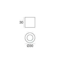 Ceiling Downlights 1 x powerLED 2 W DC 6
