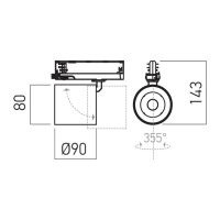 XSHOW PROJECTOR for TKN 28W 220-240V AC