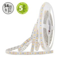 LED pásek SMD5050 CW, 60LED/m, 14,4W/m, 1132lm/m, IP54, DC 12V, 10mm, 5m