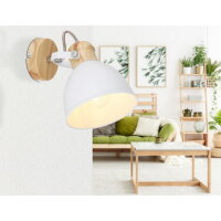 Nástěnné svítidlo WIHO bílá 1xE27, max. 40W 230V GLOBO 54018-1