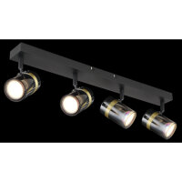Stropní svítidlo TRABBY černá 4xGU10,max. 8W 230V GLOBO 57916-4