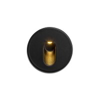 MEMPHIS R zápustná do stěny černá 230V LED 3W 60° 3000K RENDL R13957