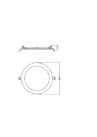 DOWNLIGHT SLIM ALU D175 V 16W MS 840 WT LEDVANCE 4099854441813