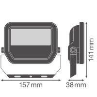 FLOODLIGHT AREA GEN 2 16W ML 830 A48X85 BK LEDVANCE 4099854427145