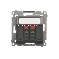 DGL32.01/48 Dvojitá zásuvka reproduktoro