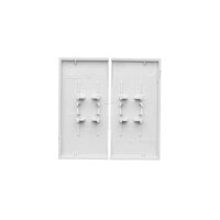 Kryt 2 násobný pro přístroje spínačů a tlačítek světle šedá matná   TKW6/2/114