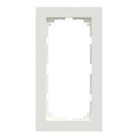 Rámeček Merten M-Pure, dvojnásobný, polar white, lesklý plast MEG4025-3619