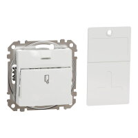 Sedna D/E Spínač pro hotelové karty, Bílá SCHNEIDER SDD111121
