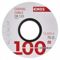 Koaxiální kabel CB115, 100m EMOS S5272