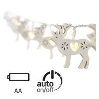 10LED XMAS REINDEER 2AA T WW