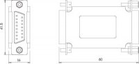 OBO 5080150 Ochrana datových vedení SD15-V24 15