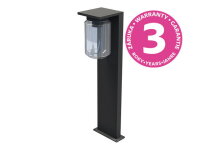 Zahradní sloupek / svítidlo CANDELA, černá PANLUX PN42106002