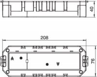 OBO 7429139 Modulární nosič pro modul 45 uza MT4 45 2-2
