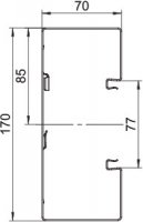 OBO 6277607 Přístrojový kanál 3m GS-S70170RW
