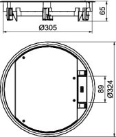 OBO 7405466 Přístrojová jednotka GESR9-2U12T 9011