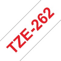 BROTHER TZe-262, bílá / červená - (36mm, lamin.)