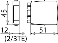 Modul kombinovaného svodiče pro jeden pár - BLITZDUCTOR XT DEHN 920296