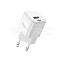 20W charging adapter with 1PD+1QC port-w