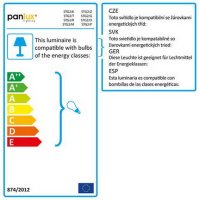 Stolní lampa GINEVRA DUO červená PANLUX STG2/R