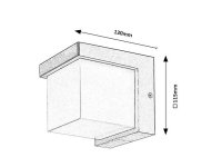 ANDELLE LED 10W IP54 černá RABALUX 77095