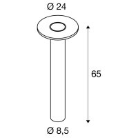 I-RING stojací lampa, 9,2 W, 3000 K, antracit SLV 1007237