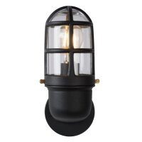 LUCIDE DUDLEY Outside Wall Light Down IP44 E27/60W Black venkovní svítidlo