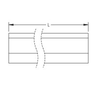 Asymetricky profil DRG, 2 metry, 558010 ERICO DRG 3M 558010