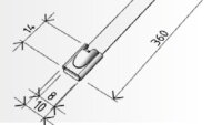 Pásek kovový se zámkem PKZ-FI 360 ''A2'' ARKYS ARK-239592
