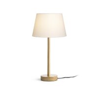 MAUI/ALVIS 24 stolní krémově bílá dřevo 230V E27 7W RENDL R14033