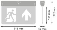 EMERGENCY EXIT SIGN E 0.7W 30M 3H EM/AC AT LEDVANCE 4099854230714