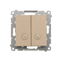 TW6/2L2.01/144 Přepínač střídavý 2 násob