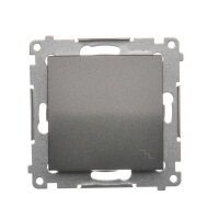 Přepínač střídavý, řazení 6, 10AX, 250V~ antracit mat, metalizované DW6.01/48