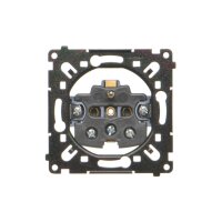 Zásuvka 1 násobná (přístroj), 16 A / 250 V~, šroubové svorky