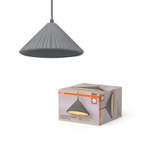 Decor Concrete Pyramid Pendant E27 Dark Grey OSRAM 4099854459184