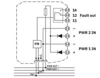 MACX MCR-PTB-SP Napájecí modul a modul chybového hlášení 2924184