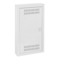 Multimediální rozvodnice nástěnná IP30, perforovaná dvířka, 603x358x94mm