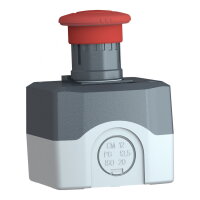 Schneider XALD164 Ovládací skříňka jednotlačítková, ? 40 mm, červená, 1 V