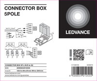 Připojovací krabice CONNECTOR BOX 5P L/N/E 4X G2 LEDVANCE 4099854910555