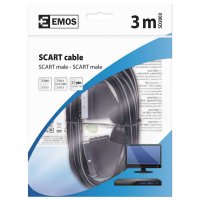 AV kabel SCART/M-SCART/M 3M Emos SD2003