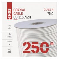 Koaxiální kabel CB113 LSZH, 250m EMOS S5269