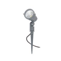 GARY LED na bodci šedá 230V LED 10W 45° IP65 3000K RENDL R10527