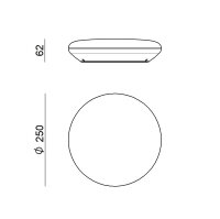 9170 - SWITCH PLAF.D250 12W IP54
