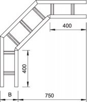 OBO 6233422 Oblouk 90° WLB 90 2020 FT